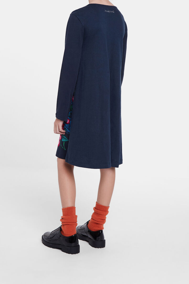 Vestido camiseiro bordado | Desigual