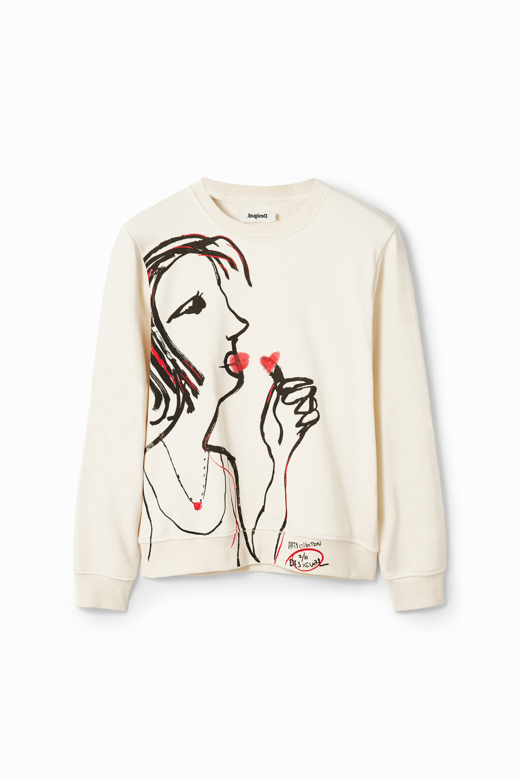 レディース アーティイラスト スウェットシャツ I Desigual.com