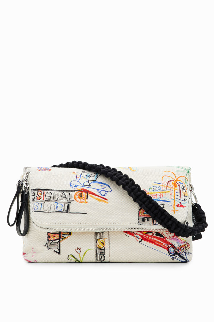 Midsize illustration crossbody bag | Desigual