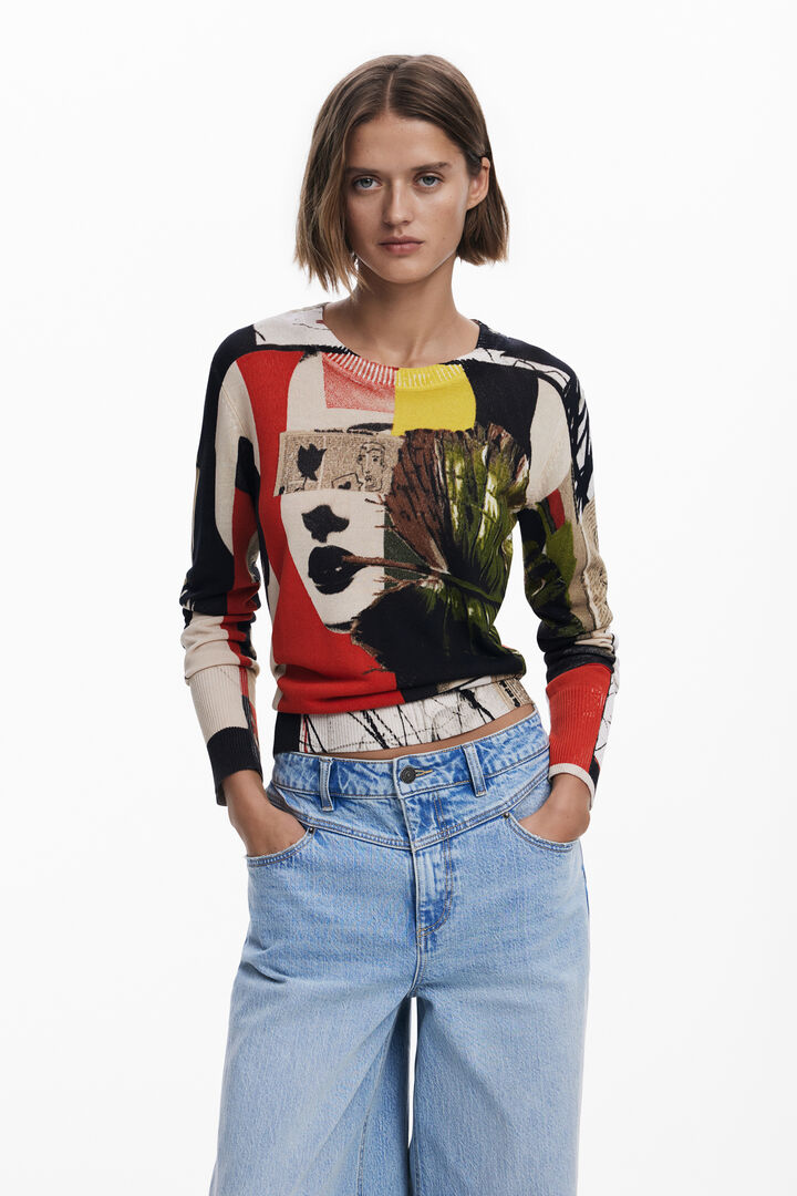 Sweater designed by Mr. Christian Lacroix
