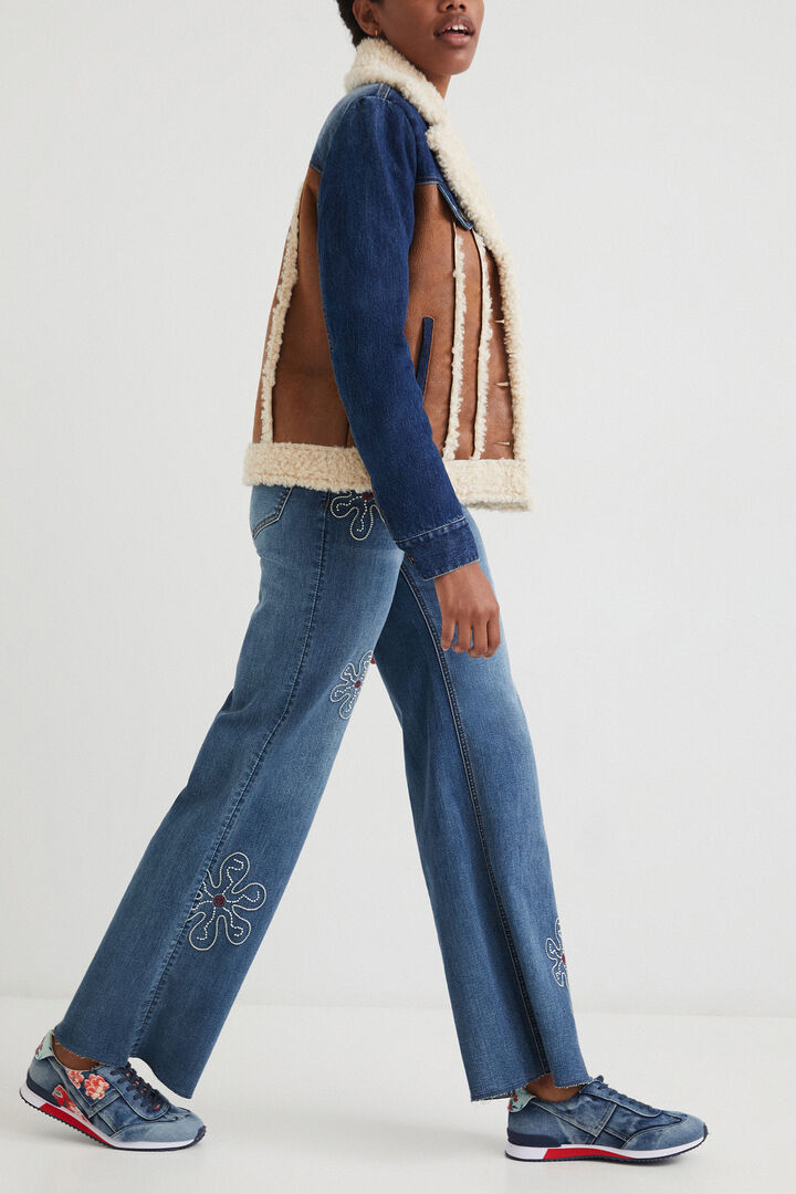 Jeansjacke Lammfell | Desigual