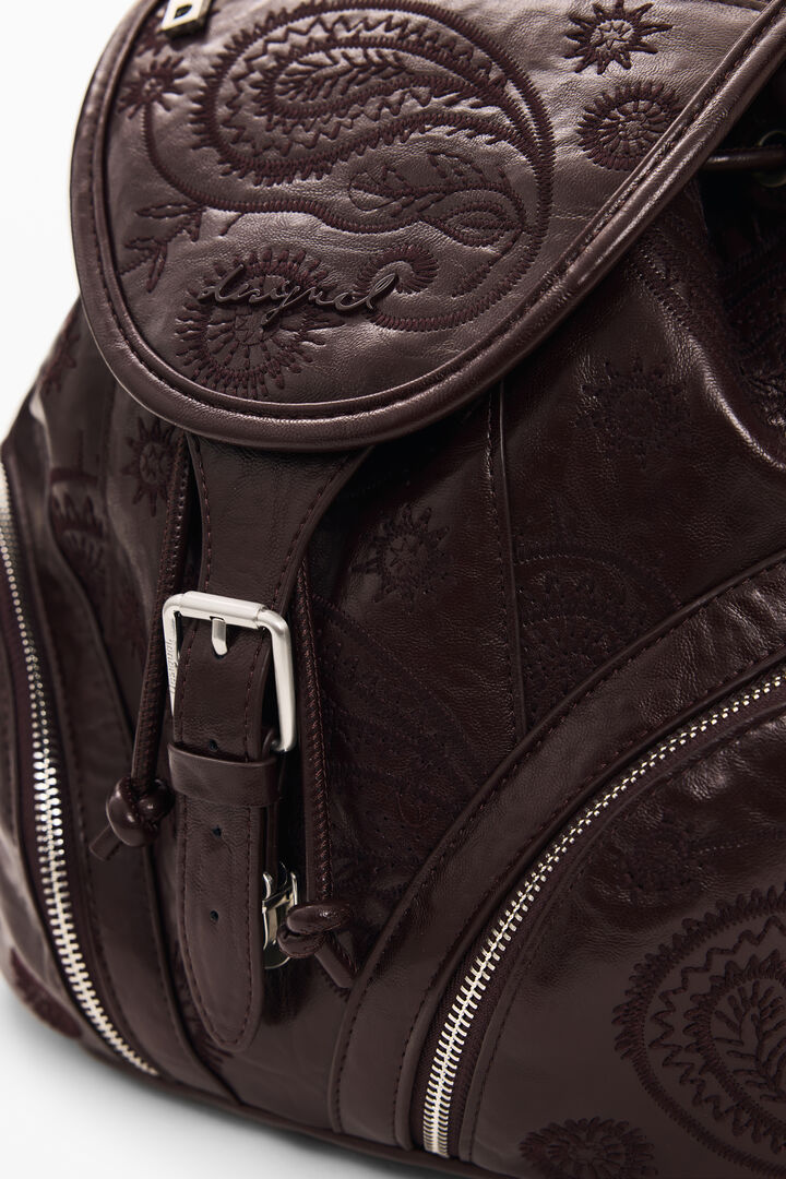 Mochila Efecto Piel Peque&ntilde;o