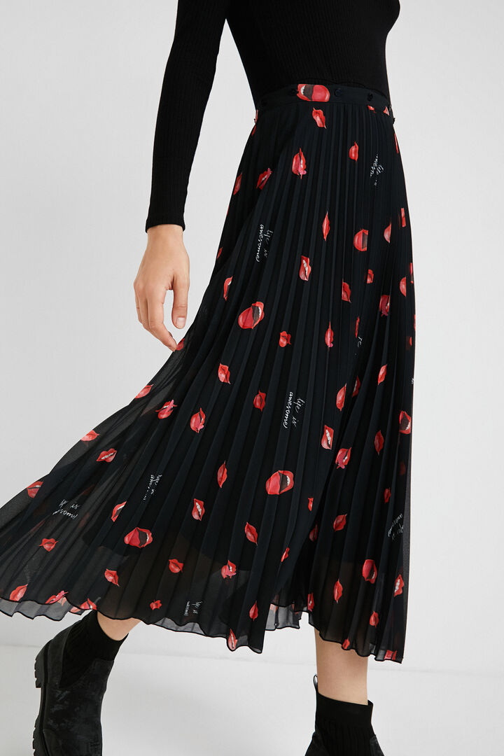 Dopasowana sukienka dwuczęściowa midi | Desigual