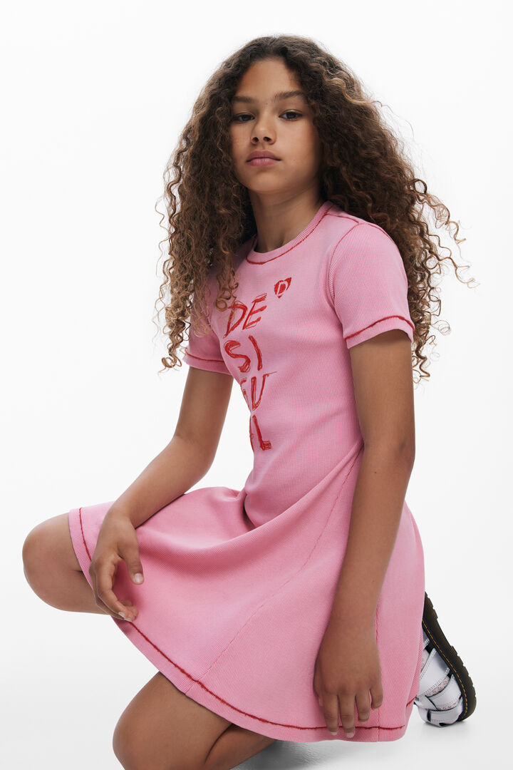 Vestido corto logo | Desigual