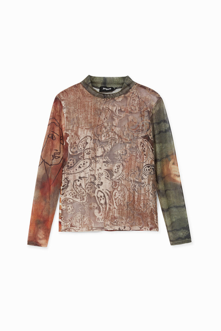 Arty slim T-shirt tulle | Desigual