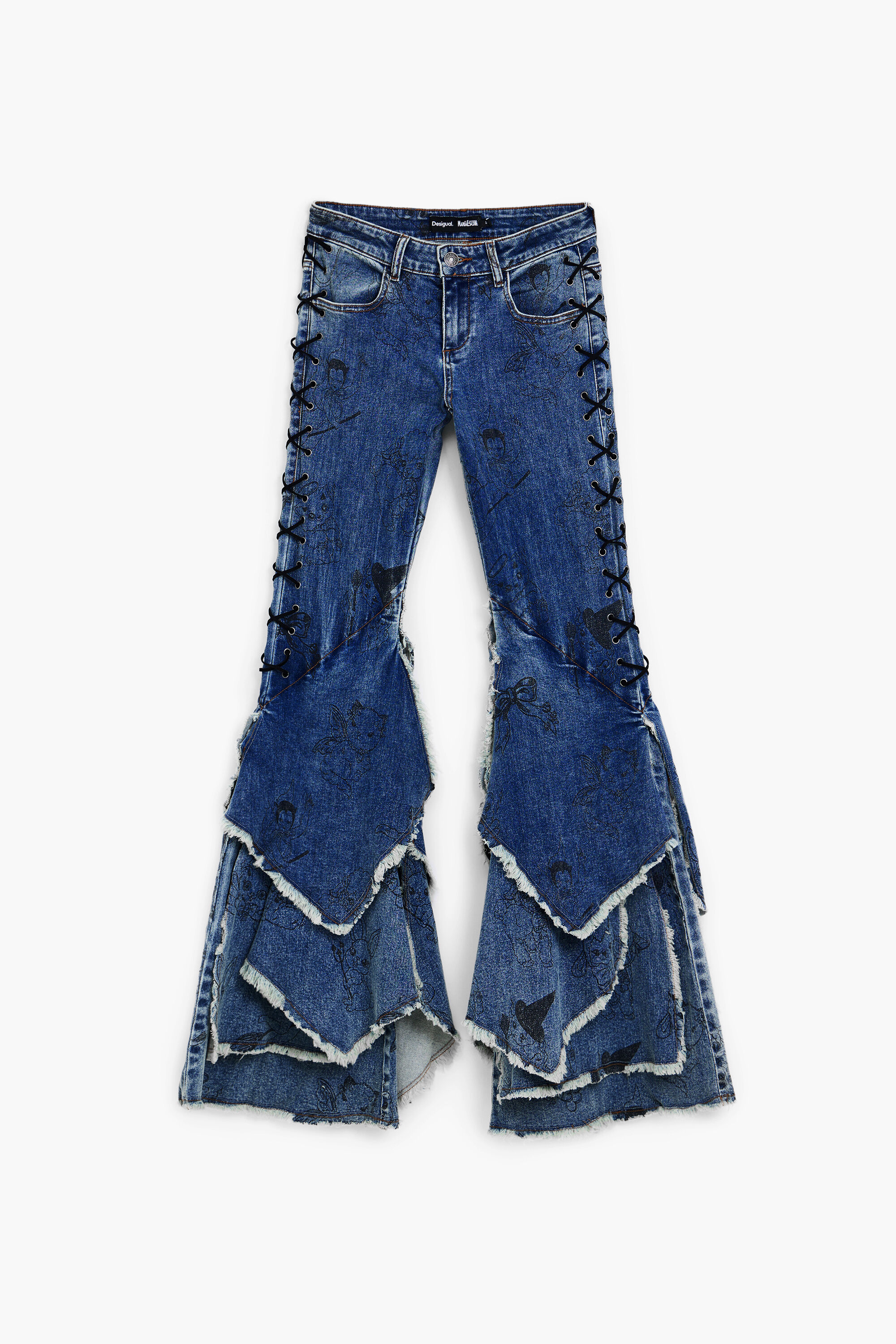 María Escoté denim pants Women's I Desigual.com