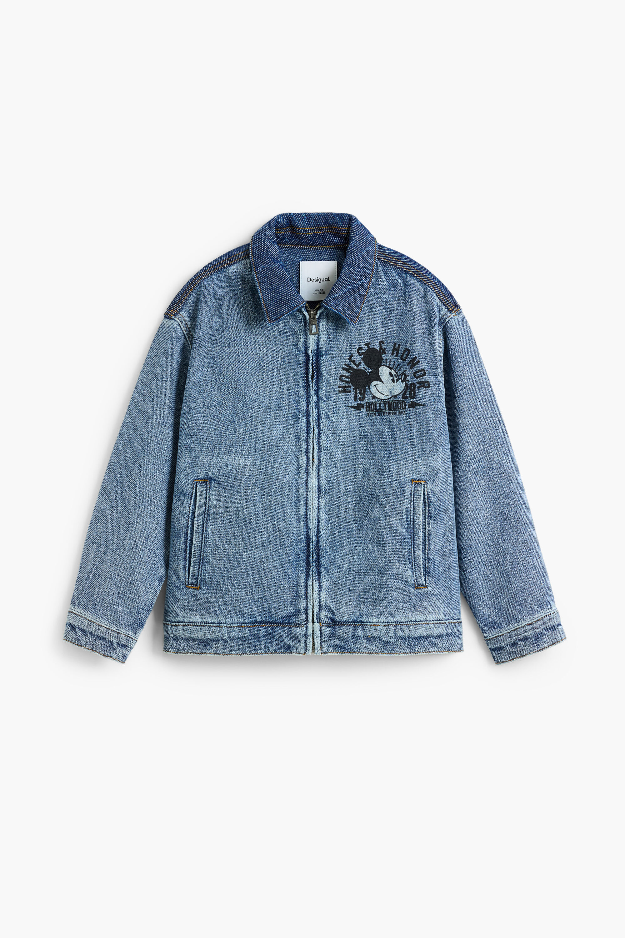 Hollywood Mickey デニムジャケット デニムジャケット mickey™ mouse disney™ 青 子どもの頃 I Desigual.com
