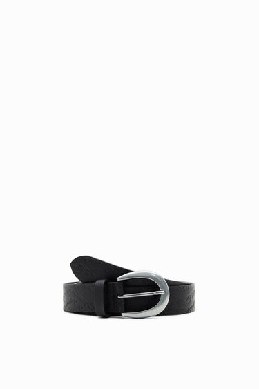 Cinturó pell logotips | Desigual