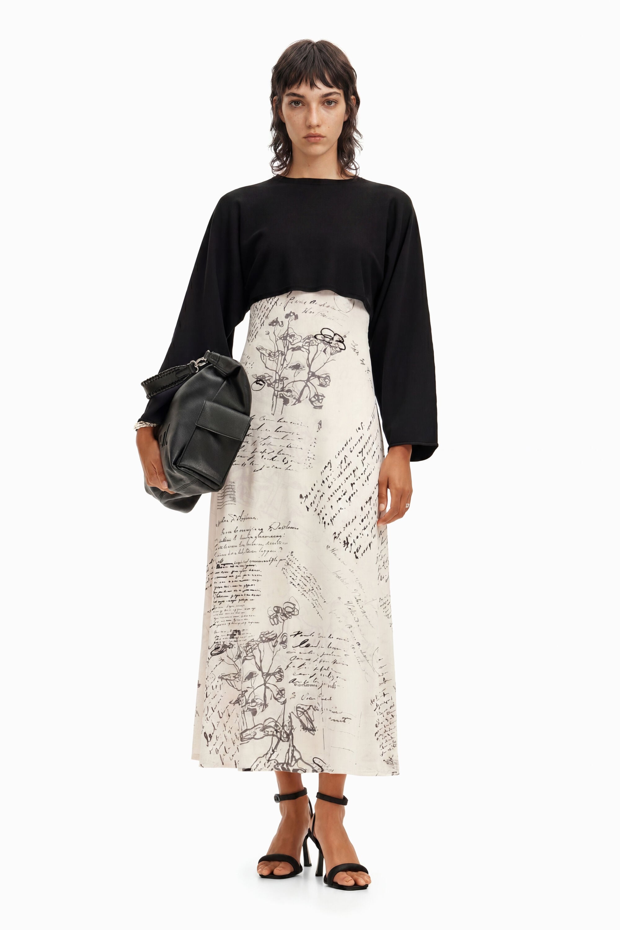 Desigual, Vestido midi combinado