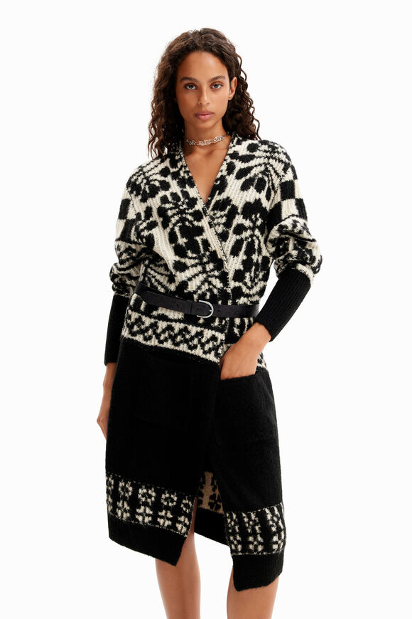 Cárdigan largo oversize M. Christian Lacroix