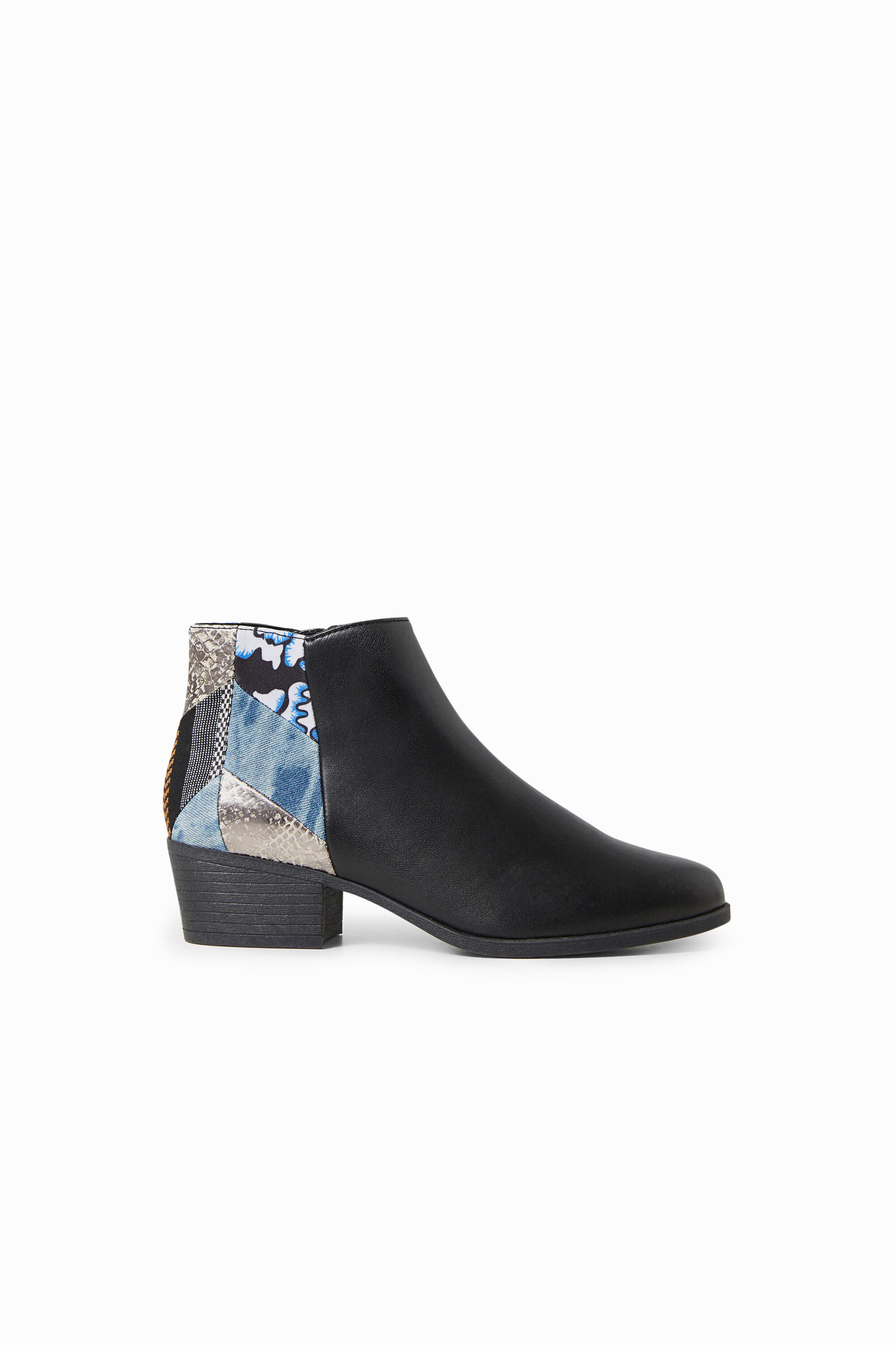 Botines patch denim