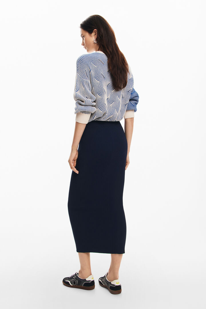Ribbed knit skirt | Desigual