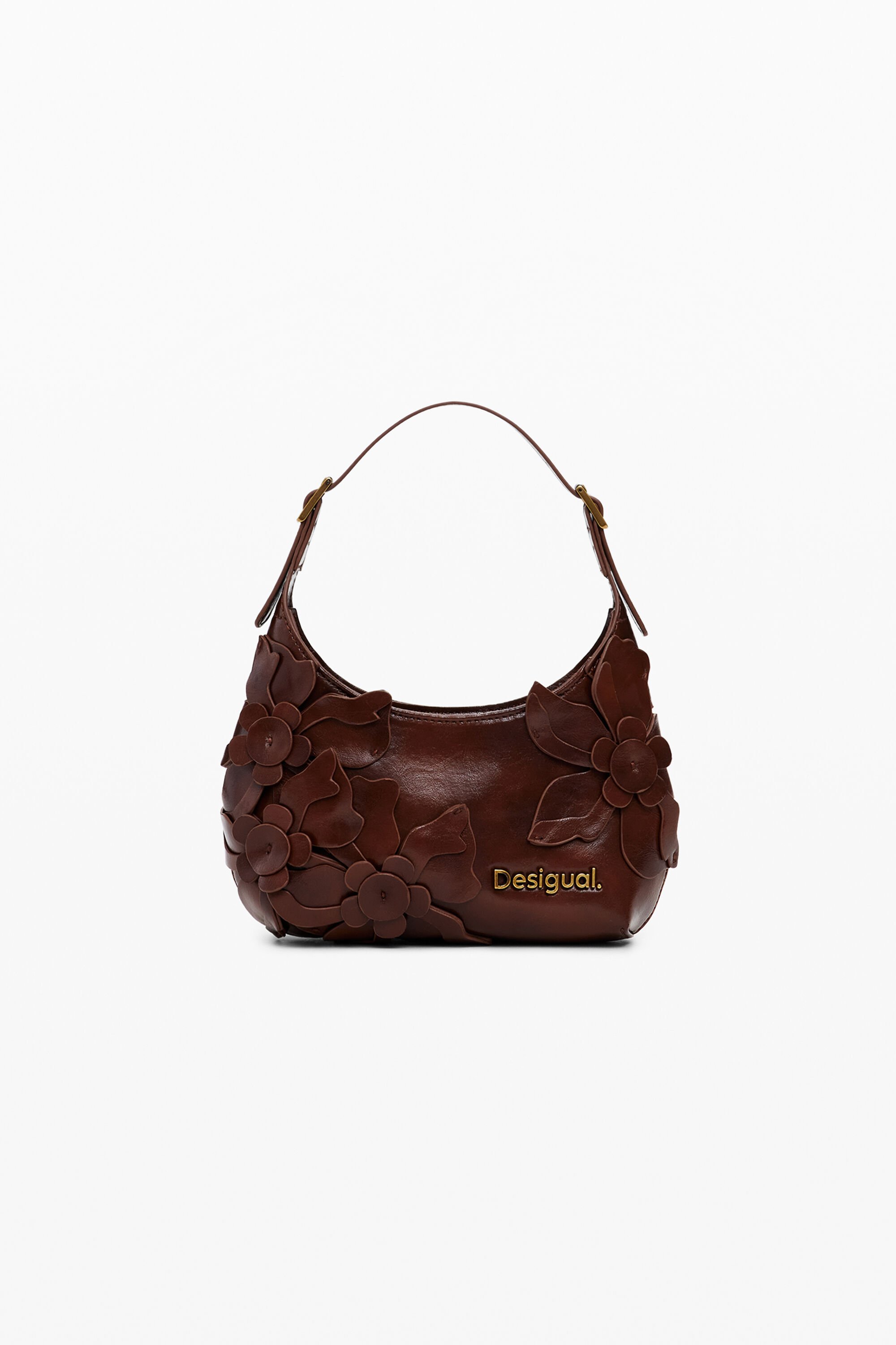 Glänzende Mini-Tasche Blume