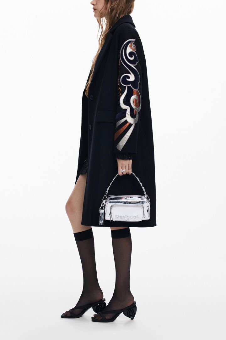 Manteau &agrave; manches imprim&eacute;es | Desigual