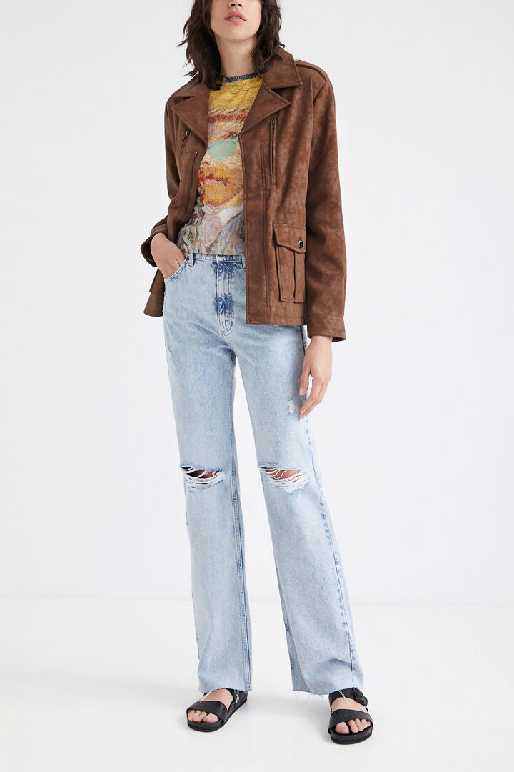 Straight multi-pocket jacket | Desigual