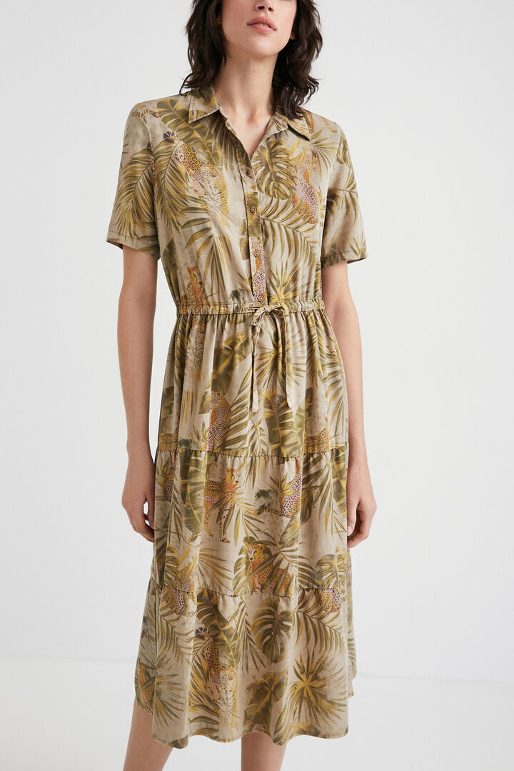 Vestido Tencel ™ camoflower | Desigual