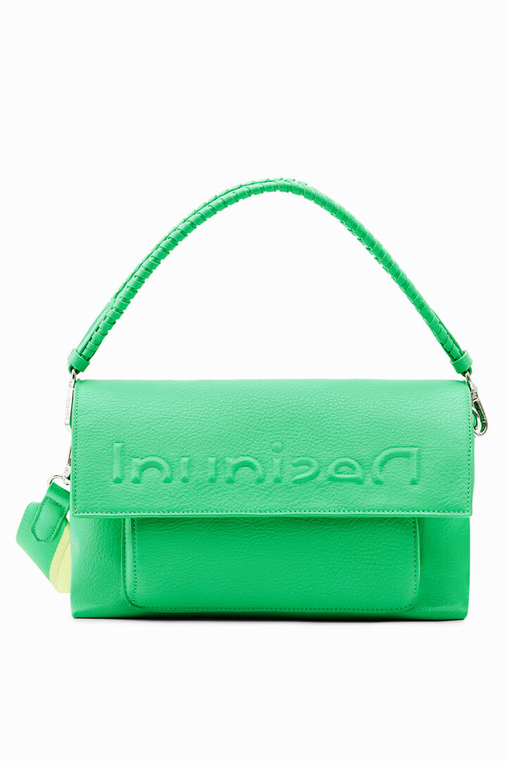 Midsize half logo crossbody bag | Desigual