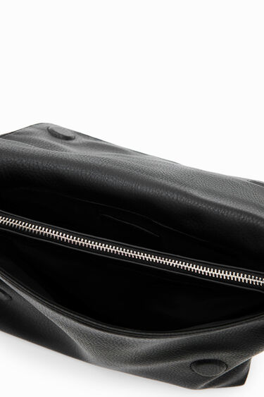 Patchwork snakeskin crossbody bag | Desigual
