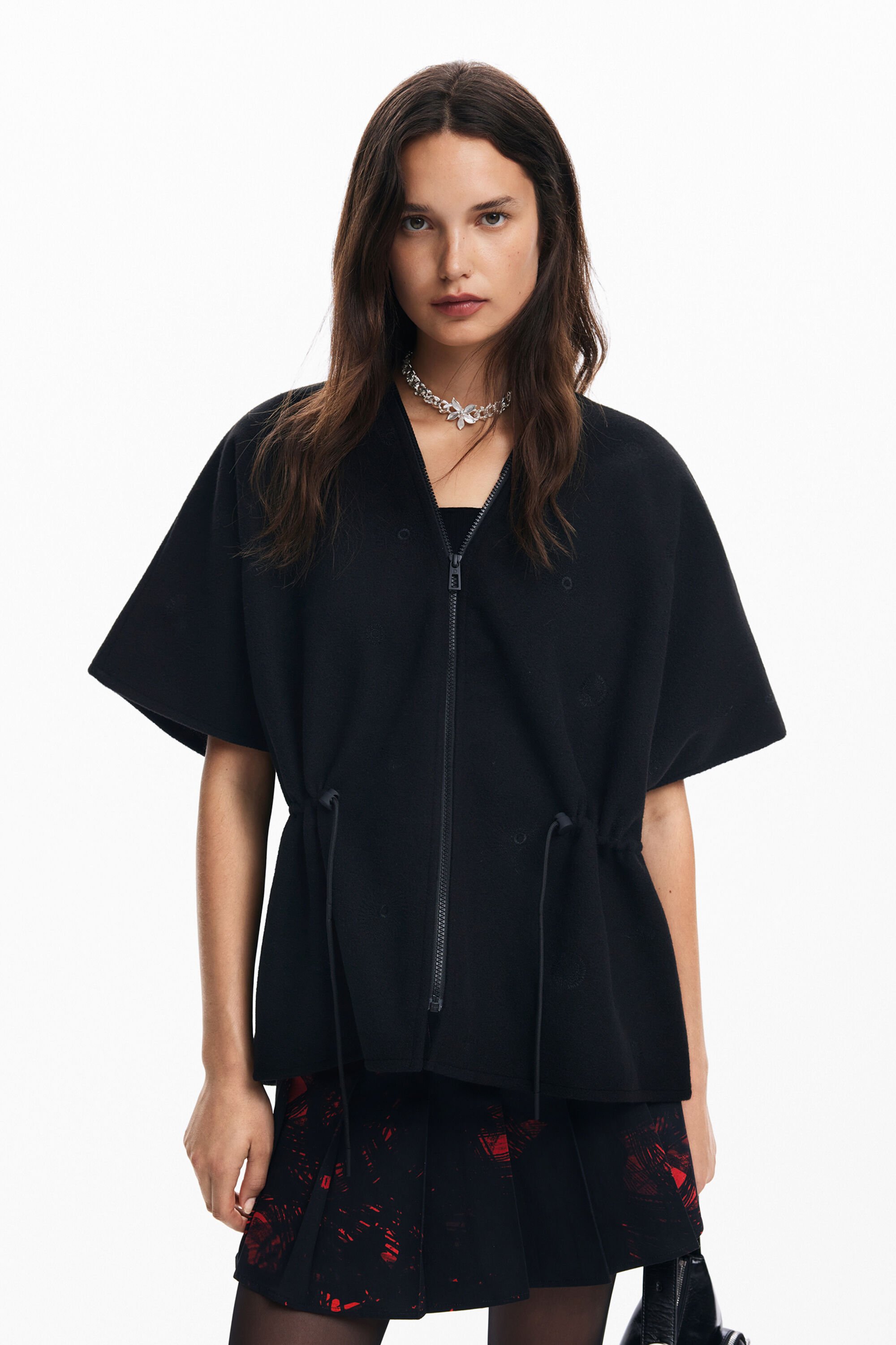 Poncho desigual femme new arrivals