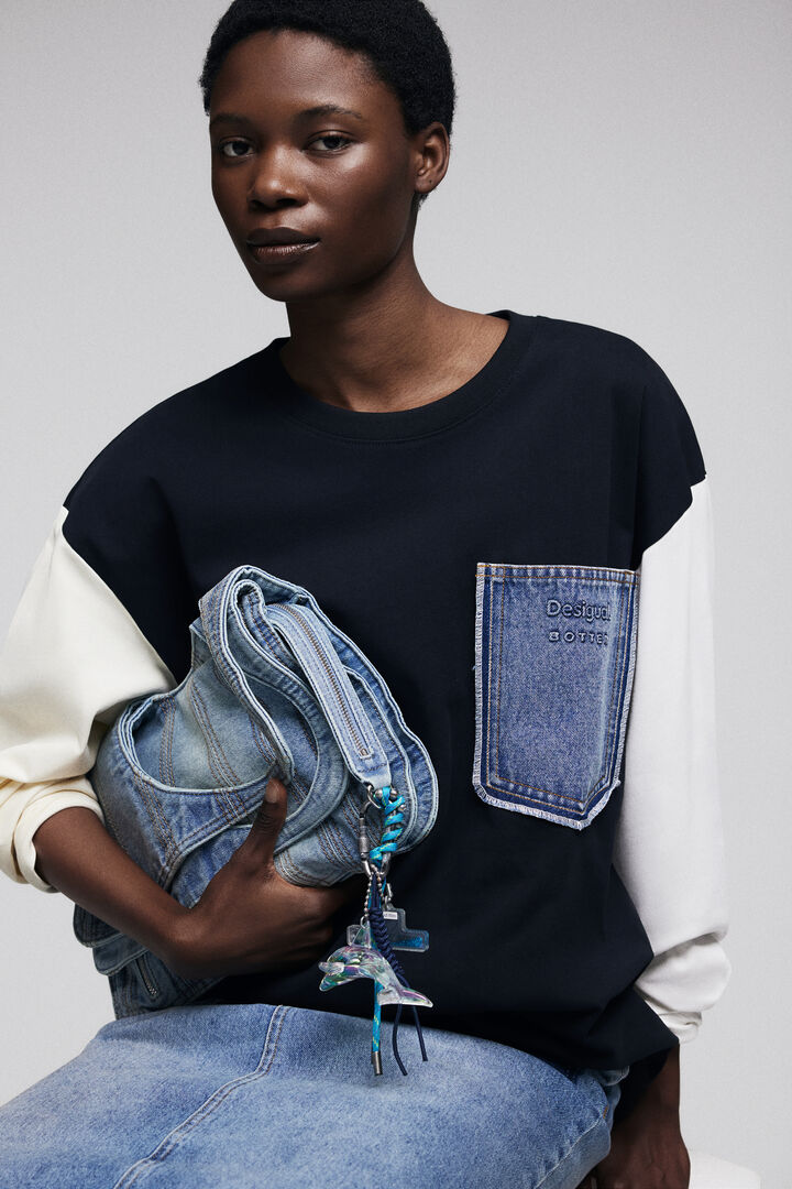 Denim pocket T-shirt Botter | Desigual