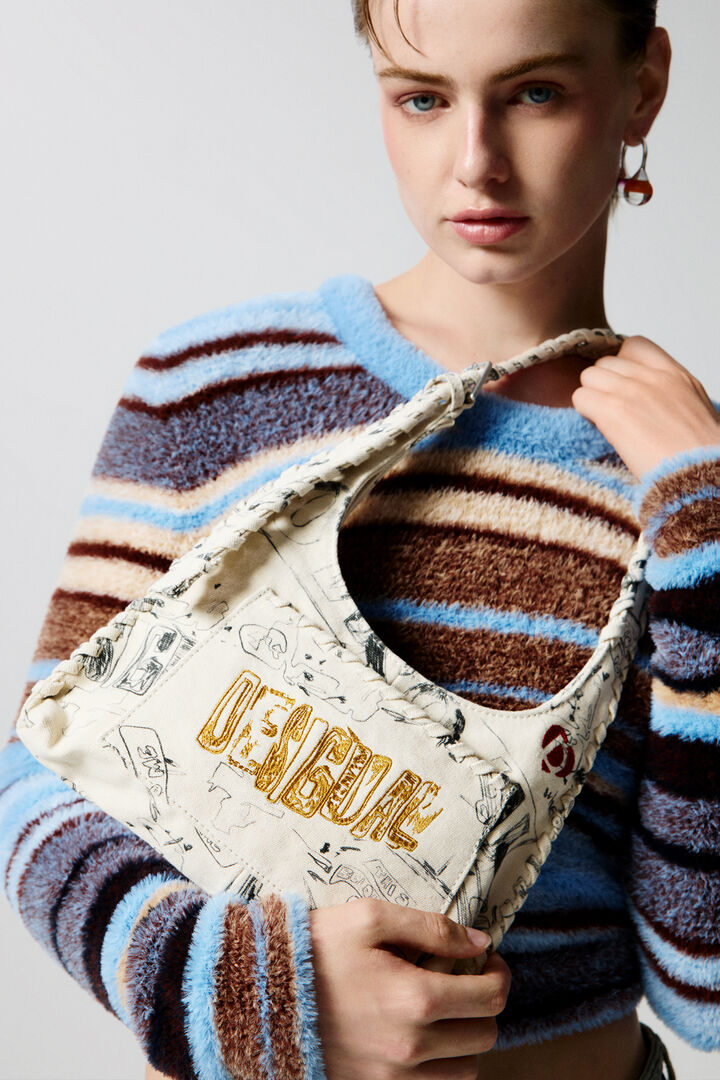 Sac moyen avec lettrage | Desigual