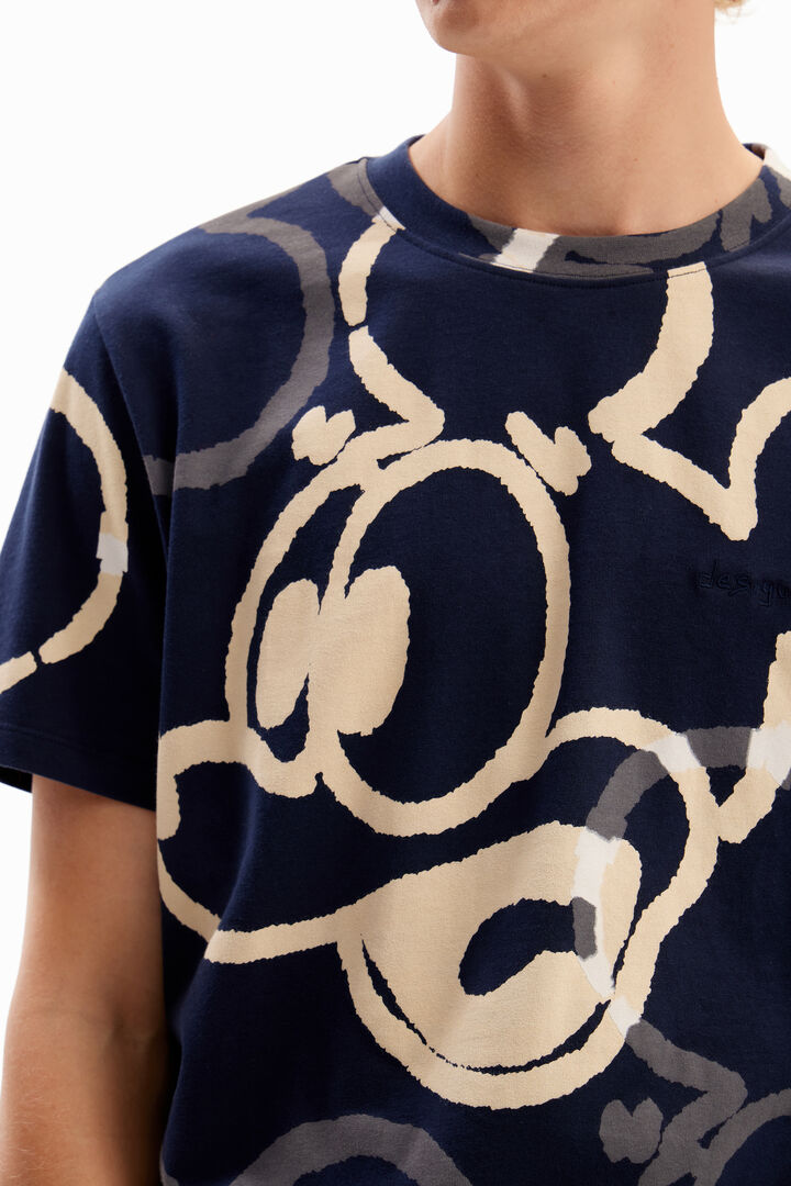 Arty Mickey Mouse T-shirt | Desigual
