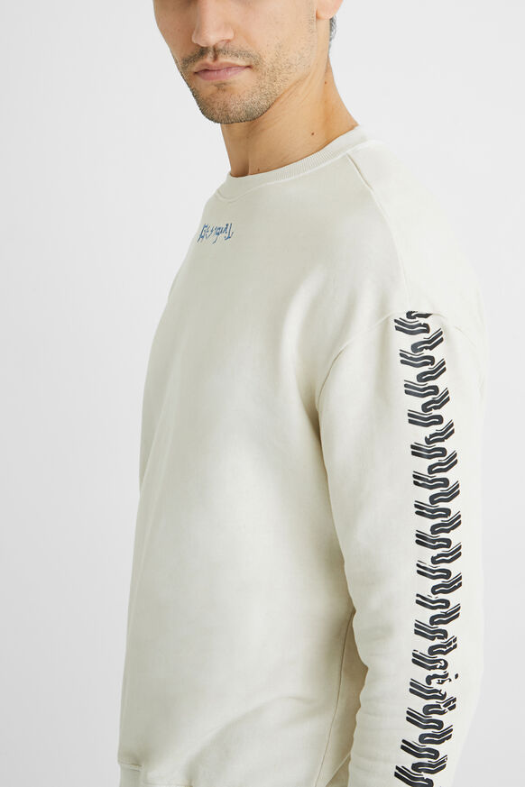 Plush sweatshirt zippers | Desigual