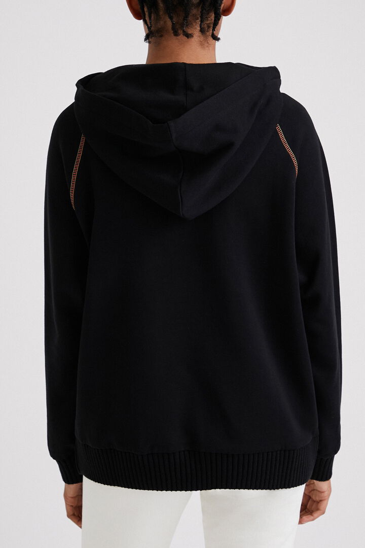 Tulle embroidery sweatshirt | Desigual