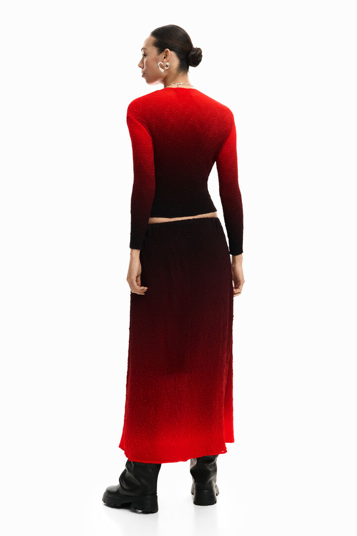 Jupe midi dégradée | Desigual