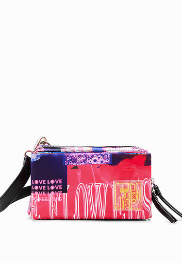 Petit sac à bandoulière collage | Desigual