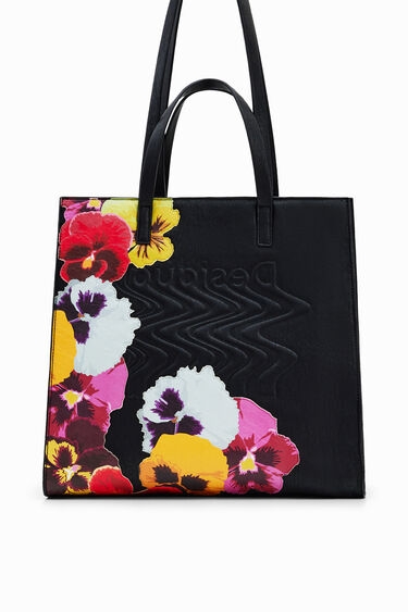 Large floral shopper bag | Desigual