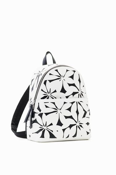 Small backpack with die-cut flowers | Desigual