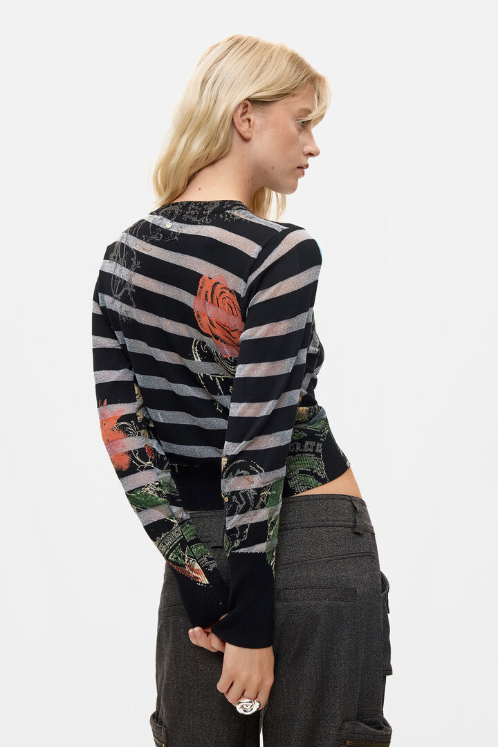 Jersey Jacquard Flores