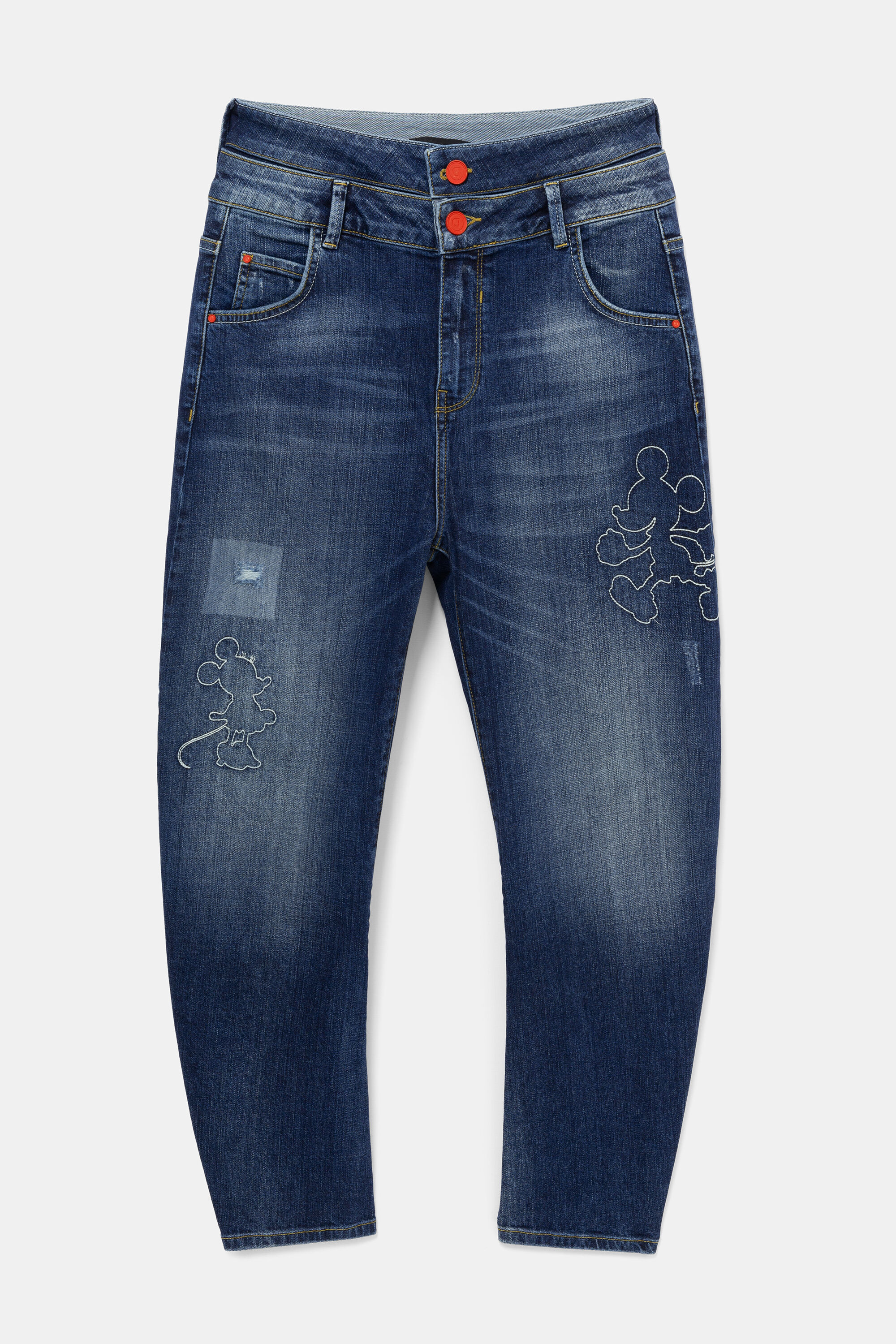 Pantalon vaquero mickey discount
