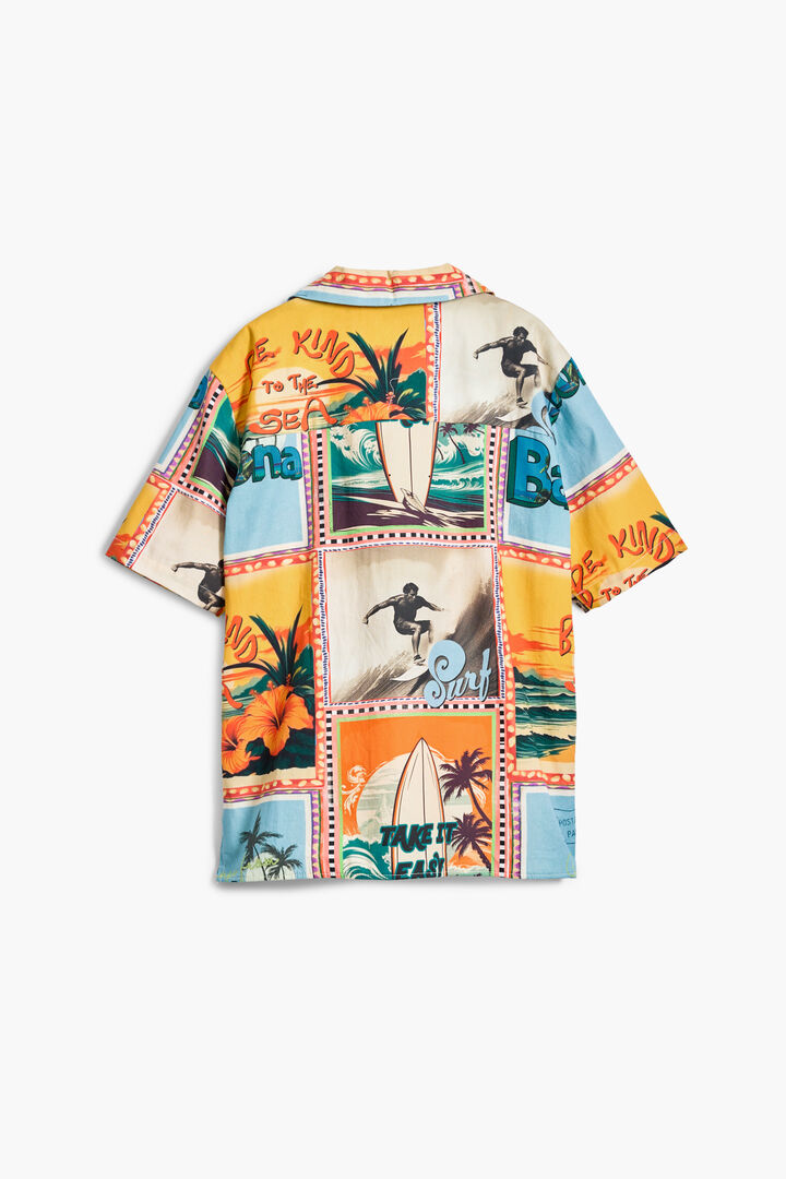 Chemise cartes postales tropicales | Desigual