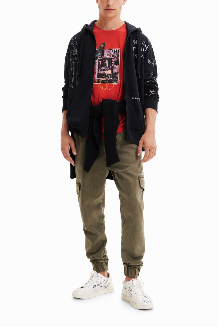 Oversize zip-up hoodie | Desigual