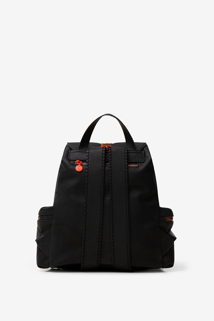 Buckles and message backpack | Desigual