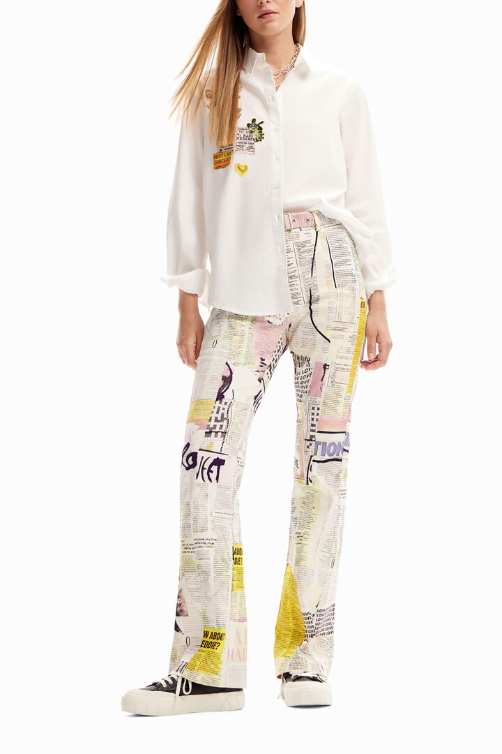 Pantalons Flare estil diaris | Desigual