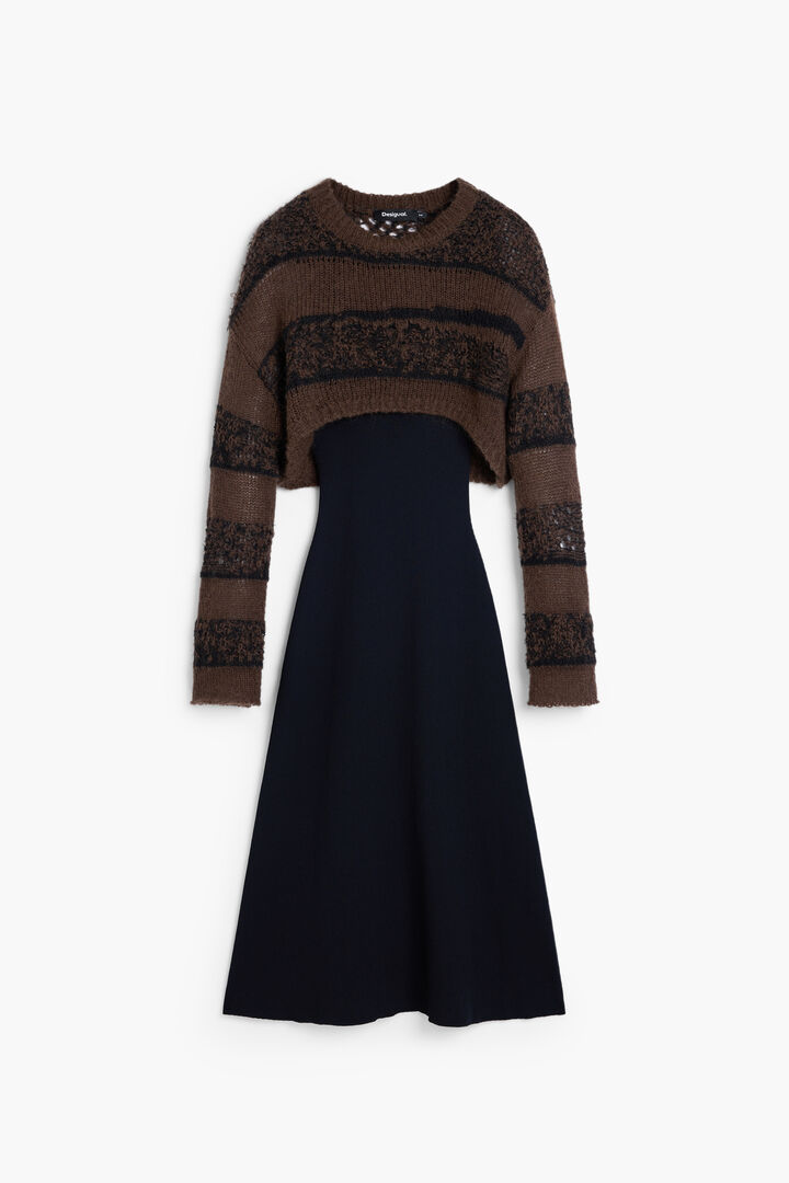 ABITO IN MAGLIA A MANICHE LUNGHE | Desigual