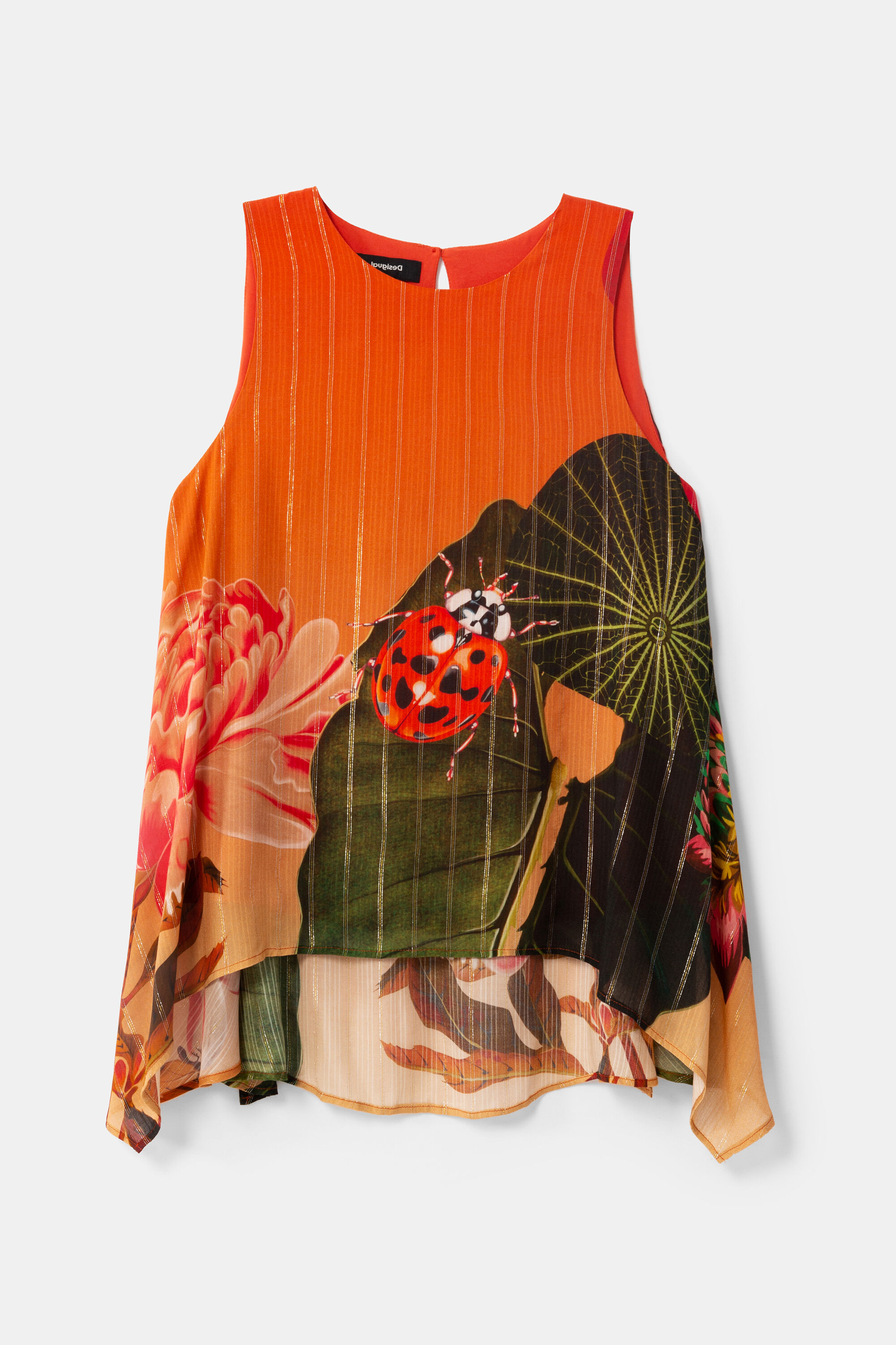 Blumige Bluse