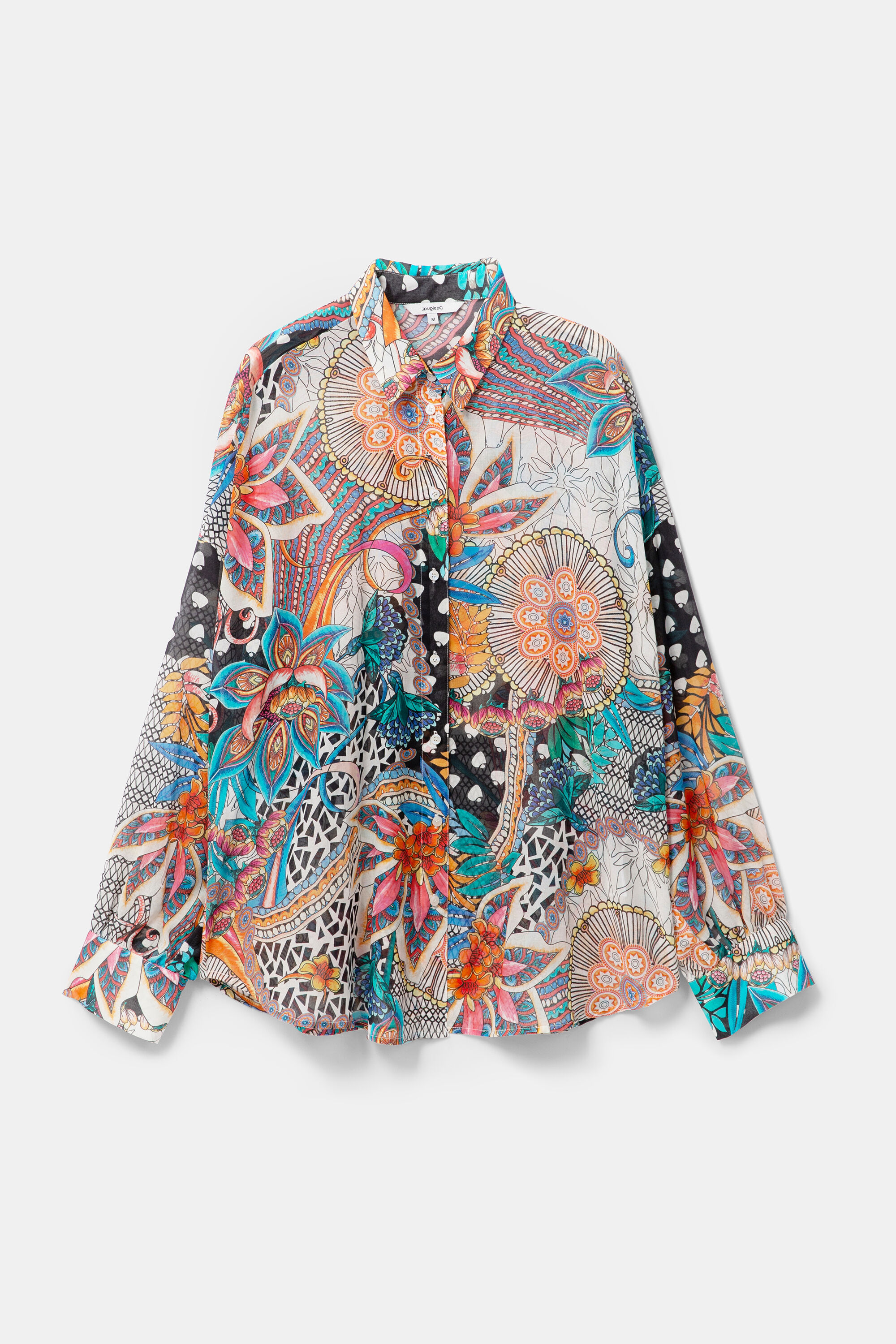 boho floral shirt