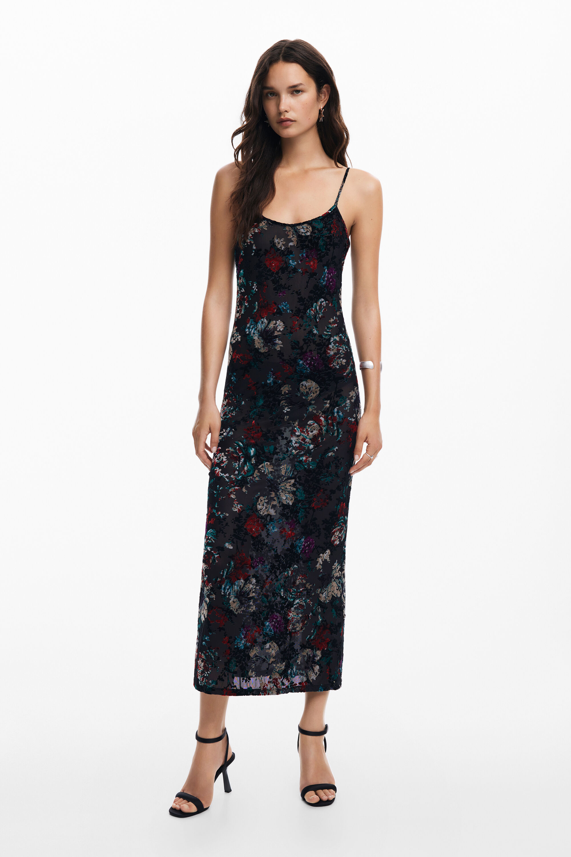 DESIGUAL MESH COMBINED DRESS