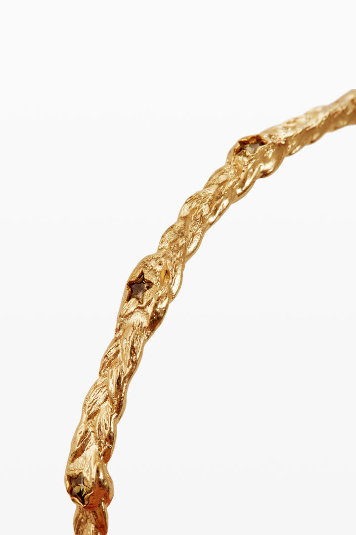 ザリオのゴールドメッキスターのブレスレット | Desigual