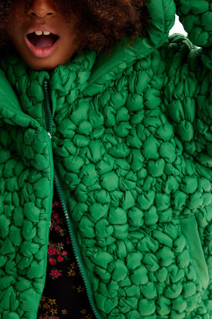 Textured quilted jacket | Desigual