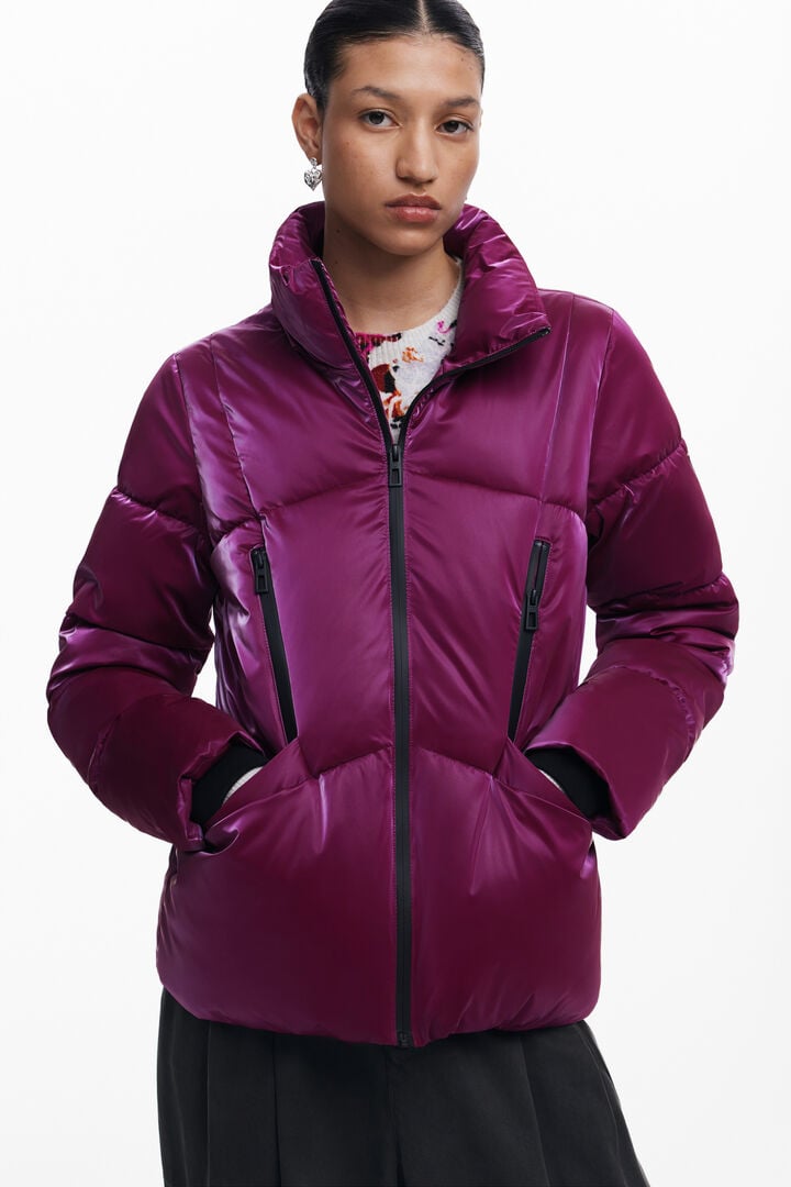 Abrigo acolchado capucha | Desigual