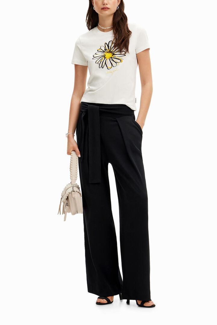 Camiseta ilustraci&oacute;n margarita | Desigual