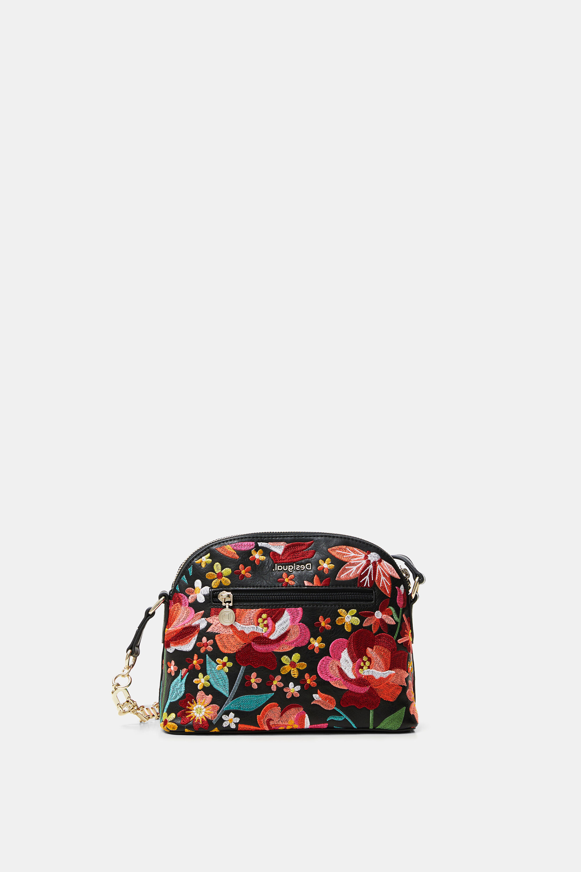 Embroidered sling bag