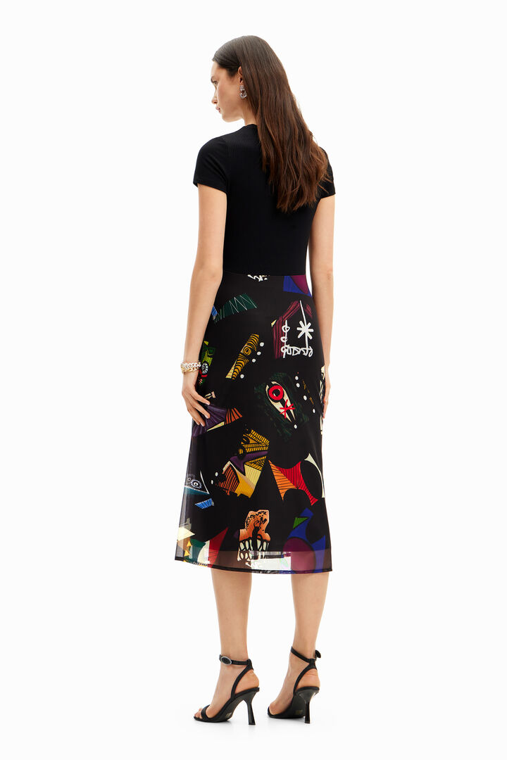 Midi dress combined M. Christian Lacroix | Desigual