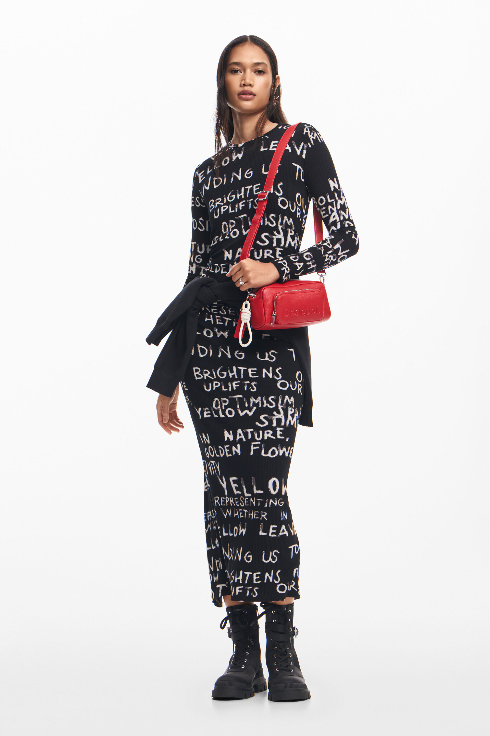 Desigual long sleeve dress cheap
