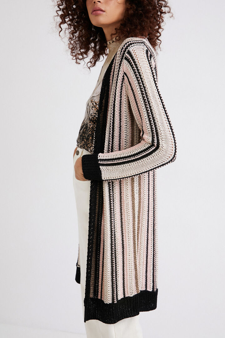 Long striped cardigan | Desigual